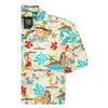cafe 4 racer - King Kerosin Tropical Hulla Hou Shirt Blazing Yellow - KING KEROSIN Shirts 