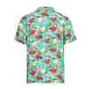 cafe 4 racer - Košeľa King Kerosin AOP Tropical Hawaiian Style Mint - KING KEROSIN Košile 