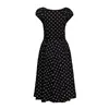 cafe 4 racer - Queen Kerosin AOP Swing dress black - KING KEROSIN Dress 