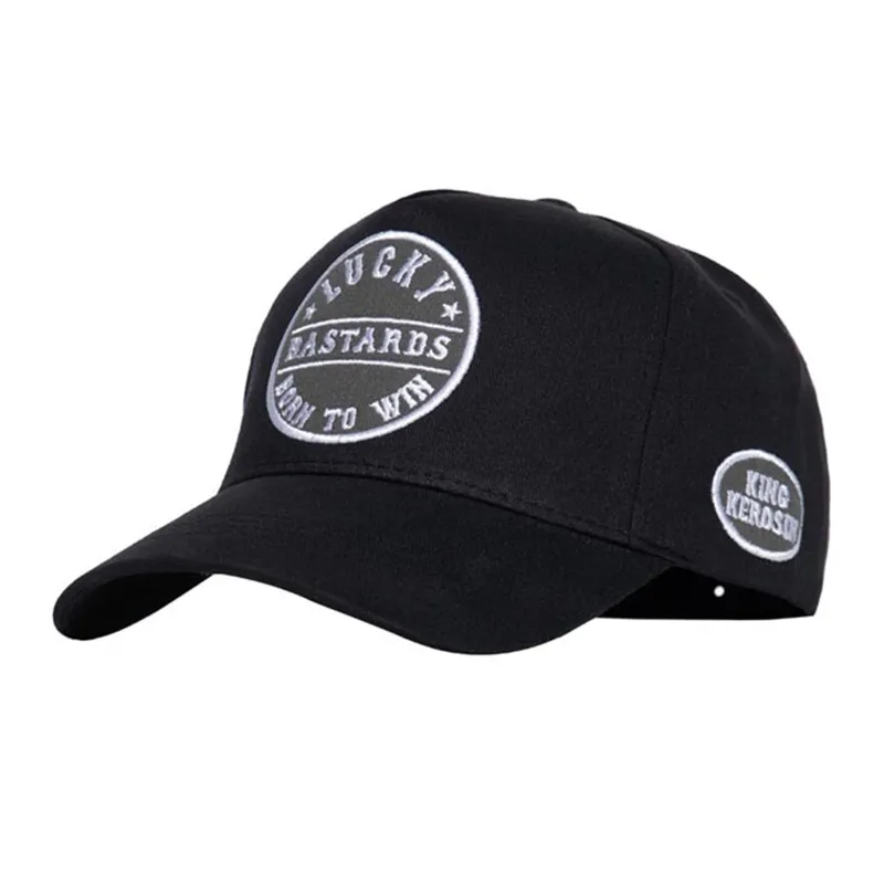cafe 4 racer - King Kerosin Lucky Bastard cap black - KING KEROSIN Caps 