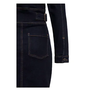 cafe 4 racer - Queen Kerosin Workwear Ceruzkové šaty opláchnuté - KING KEROSIN Šaty 