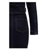 cafe 4 racer - Queen Kerosin Workwear Ceruzkové šaty opláchnuté - KING KEROSIN Šaty 