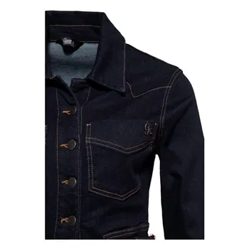 cafe 4 racer - Queen Kerosin Workwear Ceruzkové šaty opláchnuté - KING KEROSIN Šaty 