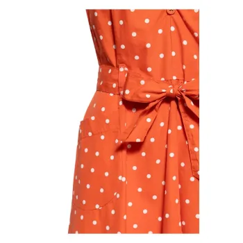 cafe 4 racer - Queen of Kerosin AOP Swing dress orange - KING KEROSIN Dress 