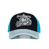 cafe 4 racer - King Kerosin Acer Recer cap black/blue - KING KEROSIN Šiltovka 