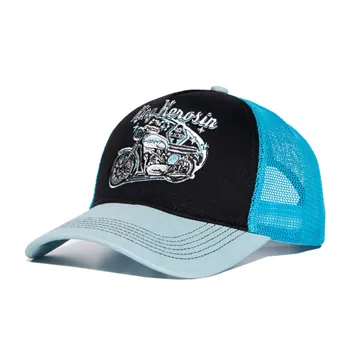 cafe 4 racer - King Kerosin Acer Recer cap black/blue - KING KEROSIN Šiltovka 