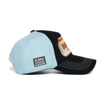 cafe 4 racer - King Kerosin Natural Born Badass cap black - KING KEROSIN Caps 