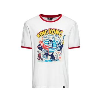 cafe 4 racer - King Kerosine Vintage Wrestling King Kong tričko off white - KING KEROSIN Tričká 