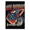 cafe 4 racer - Tričko King Kerosin Wild And Free čierne - KING KEROSIN Tričká 