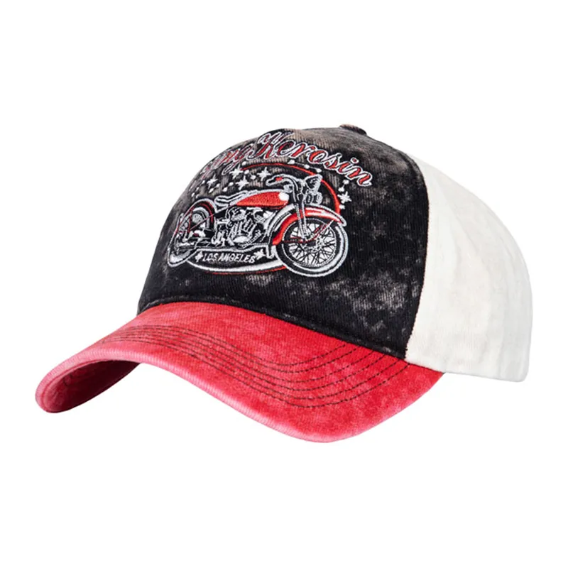 cafe 4 racer - King Kerosin Bobber vintage cap black - KING KEROSIN Šiltovka 
