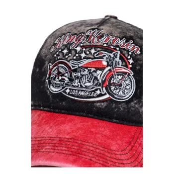 cafe 4 racer - King Kerosin Bobber vintage cap black - KING KEROSIN Šiltovka 
