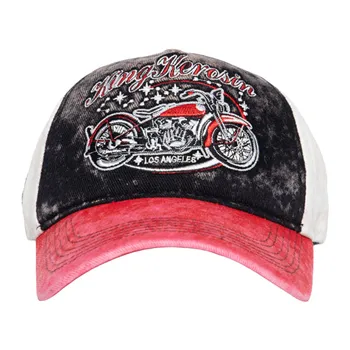 cafe 4 racer - King Kerosin Bobber vintage cap black - KING KEROSIN Šiltovka 