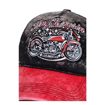 cafe 4 racer - King Kerosin Bobber vintage cap black - KING KEROSIN Šiltovka 