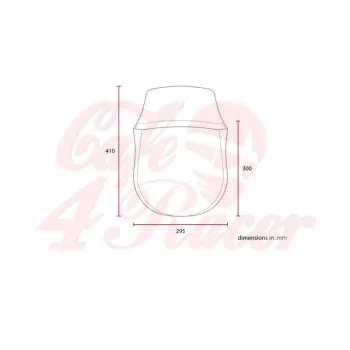 cafe 4 racer - Universal cafe racer mask - C-RACER Front Headlamp Masks 