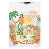 cafe 4 racer - Queen Kerosin Tiki Lagoon t-shirt off white - KING KEROSIN T-Shirts 