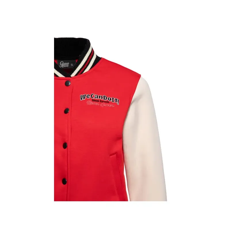 cafe 4 racer - Queen Kerosin We Can Do It jacket red - KING KEROSIN Jackets 