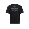 cafe 4 racer - King Kerosin Kustom Kulture t-shirt oilwashed black - KING KEROSIN Tričká 