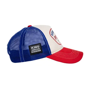 cafe 4 racer - King Kerosin Redondo Beach cap beige/red - KING KEROSIN Caps 