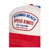 cafe 4 racer - King Kerosin Redondo Beach cap beige/red - KING KEROSIN Caps 