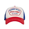 cafe 4 racer - King Kerosin Redondo Beach cap beige/red - KING KEROSIN Caps 