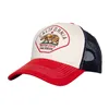 cafe 4 racer - King Kerosin California cap off white/red - KING KEROSIN Caps 