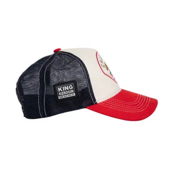 cafe 4 racer - King Kerosin California cap off white/red - KING KEROSIN Caps 