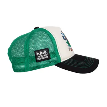 cafe 4 racer - King Kerosin Honolulu cap off white/black - KING KEROSIN Kšiltovky 