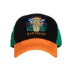 cafe 4 racer - King Kerosin Honolulu cap black/orange - KING KEROSIN Caps 