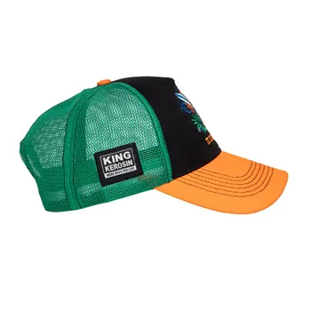 cafe 4 racer - King Kerosin Honolulu cap black/orange - KING KEROSIN Caps 