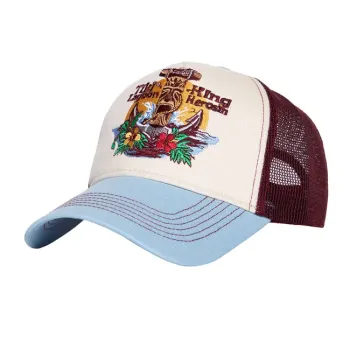 cafe 4 racer - King Kerosin Roadrunner Crash cap black/turquoise - KING KEROSIN Šiltovka 