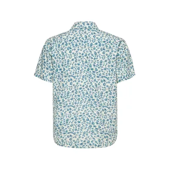 cafe 4 racer - King Kerosin Tričko Vintage Sea Pattern off white - KING KEROSIN Tričká 