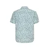 cafe 4 racer - King Kerosin Tričko Vintage Sea Pattern off white - KING KEROSIN Tričká 