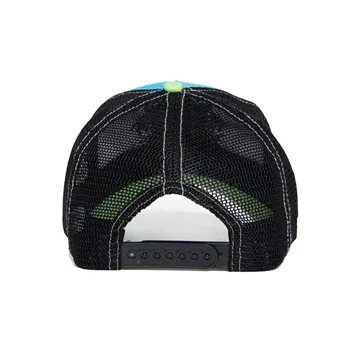 cafe 4 racer - King Kerosin Honolulu cap green/turquoise - KING KEROSIN Kšiltovky 
