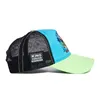 cafe 4 racer - King Kerosin Honolulu cap green/turquoise - KING KEROSIN Kšiltovky 