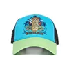 cafe 4 racer - King Kerosin Honolulu cap green/turquoise - KING KEROSIN Kšiltovky 