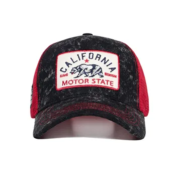 cafe 4 racer - King Kerosin Motor State cap black - KING KEROSIN Caps 