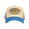 cafe 4 racer - King Kerosin Titties And Beer cap beige/blue - KING KEROSIN Caps 