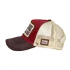 cafe 4 racer - King Kerosin Chopper Soul cap brown & red - KING KEROSIN Caps 