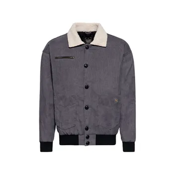 cafe 4 racer - King Kerosin KK corduroy jacket steel grey - KING KEROSIN Jackets 