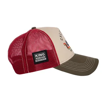 cafe 4 racer - King Kerosin Ride Free live Free cap off white  - KING KEROSIN Šiltovka 