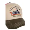 cafe 4 racer - King Kerosin Ride Free live Free cap off white & green - KING KEROSIN Caps 