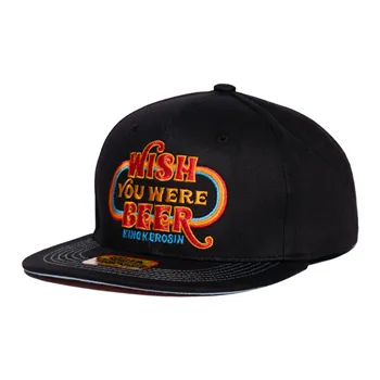 cafe 4 racer - King Kerosin Wish You were Beer cap black - KING KEROSIN Caps 