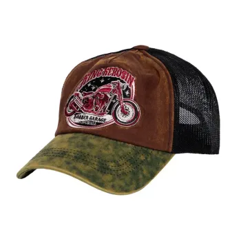 cafe 4 racer - Carhartt Plátenná čiapka Mesh-Back sea pine - Carhartt Šiltovka 