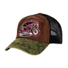 cafe 4 racer - King Kerosin Bobber Garage cap brown & green - KING KEROSIN Šiltovka 