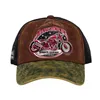 cafe 4 racer - King Kerosin Bobber Garage cap brown & green - KING KEROSIN Šiltovka 