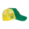 cafe 4 racer - King Kerosin Garage Built cap green & yellow - KING KEROSIN Caps 