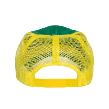 cafe 4 racer - King Kerosin Garage Built cap green & yellow - KING KEROSIN Caps 