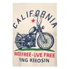 cafe 4 racer - King Kerosin California t-shirt ecru - KING KEROSIN Trička 