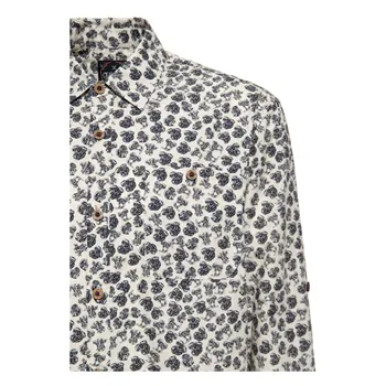 cafe 4 racer - King Kerosin AOP shirt off white - KING KEROSIN Shirts 