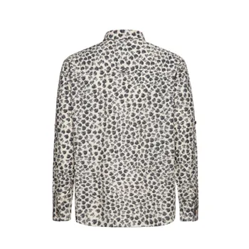 cafe 4 racer - King Kerosin AOP shirt off white - KING KEROSIN Shirts 